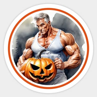 Happy Halloween at the gym Sticker